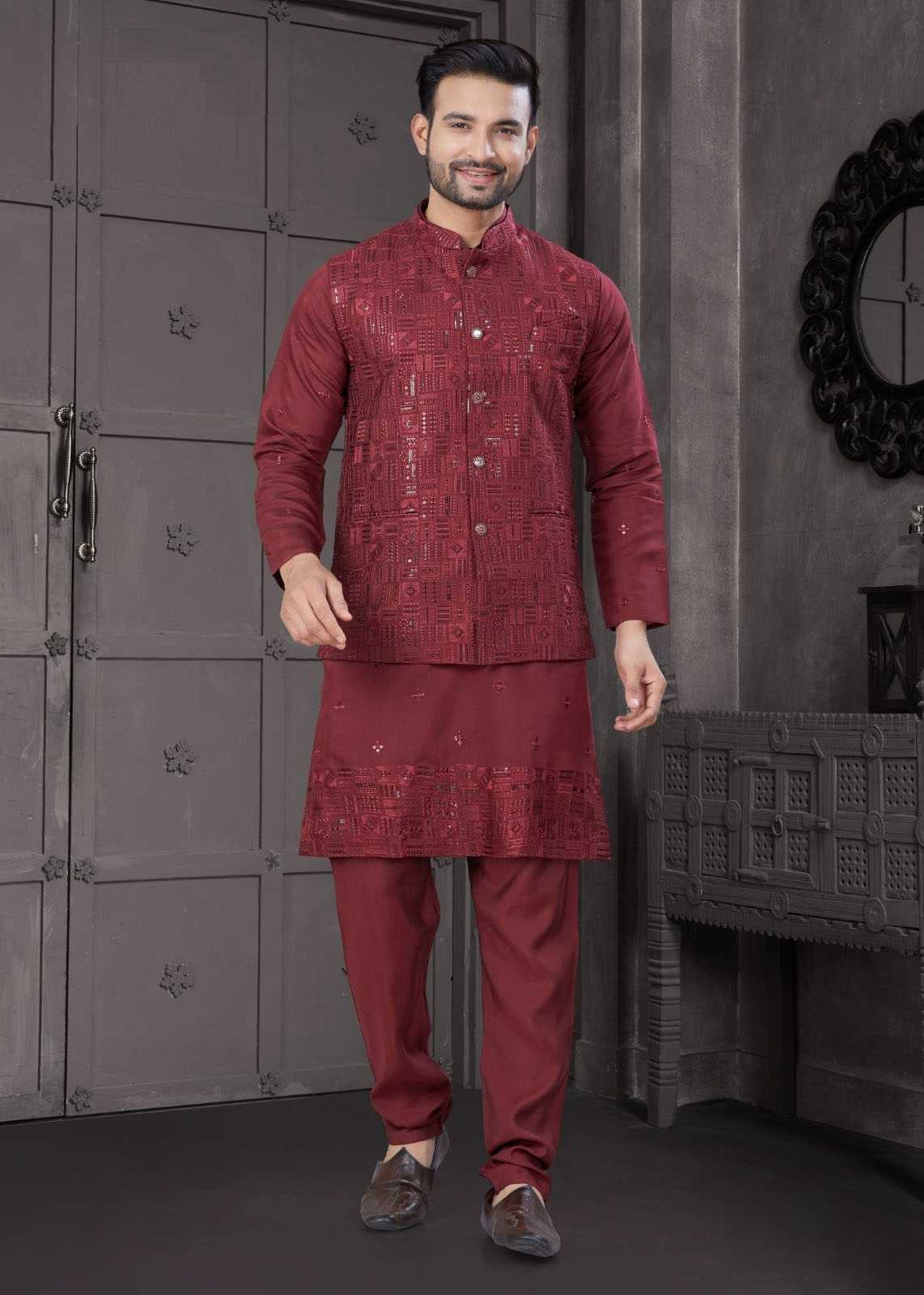 Ethnic Set With Waistcoat
