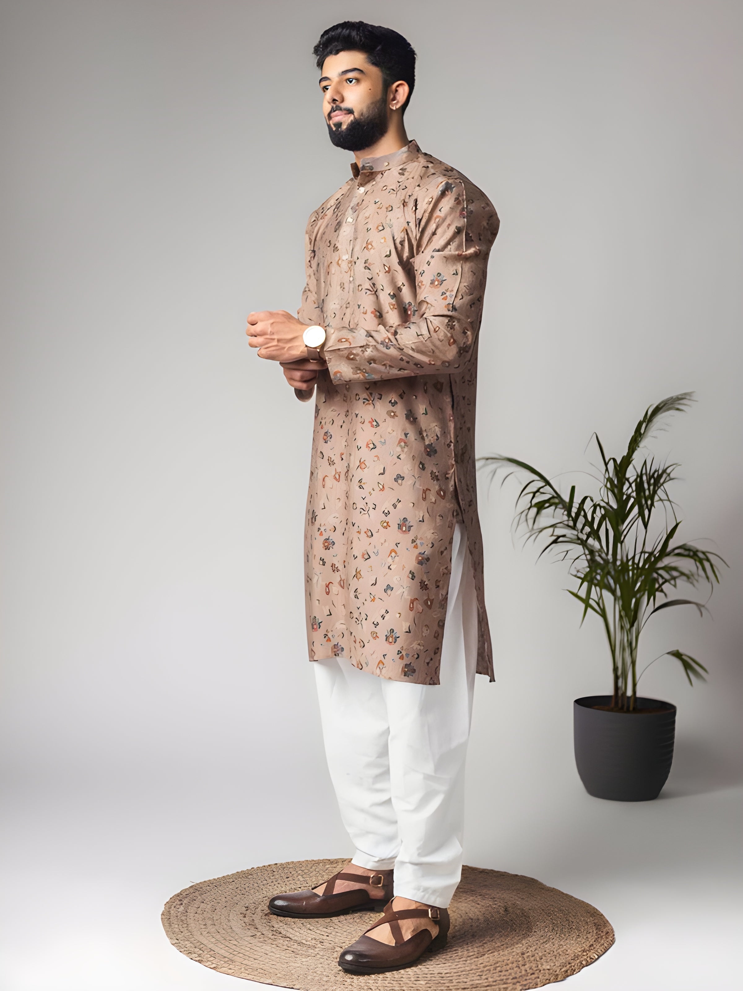 Men's Luxurious Modal Silk Kurta Set – Premium Festive & Wedding Wear