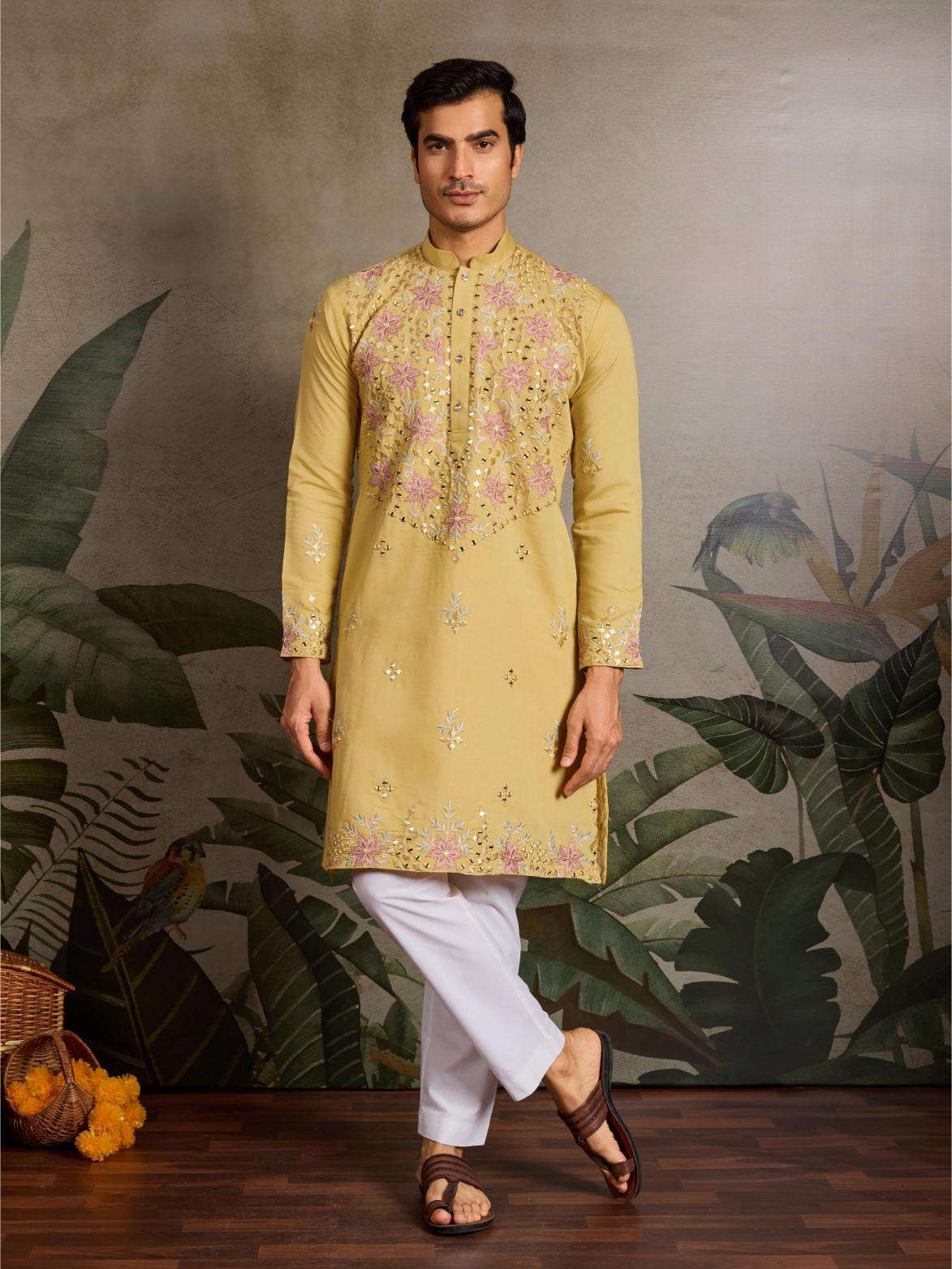 Men's Premium Fancy Embroidered Kurta Set