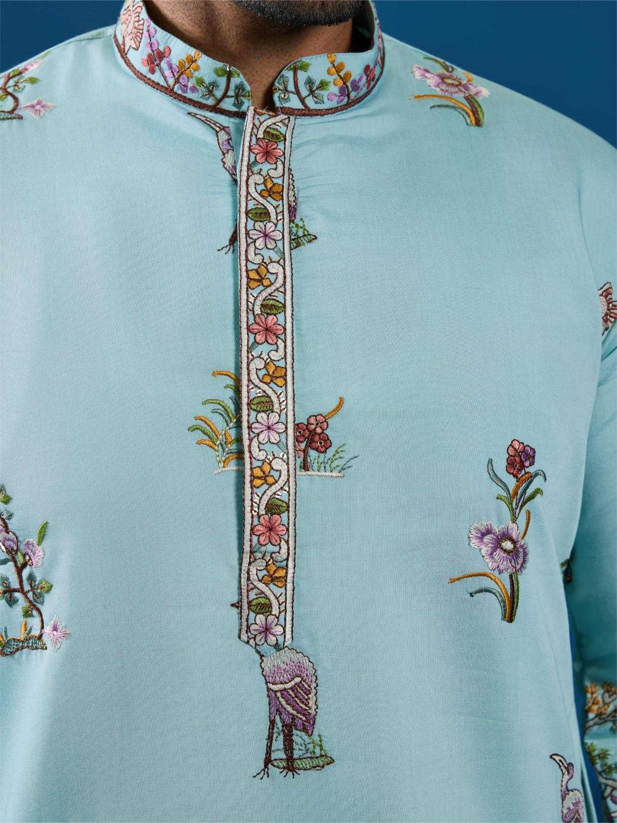 Men's Designer Viscose Silk Kurta Set – Festive & Wedding Wear