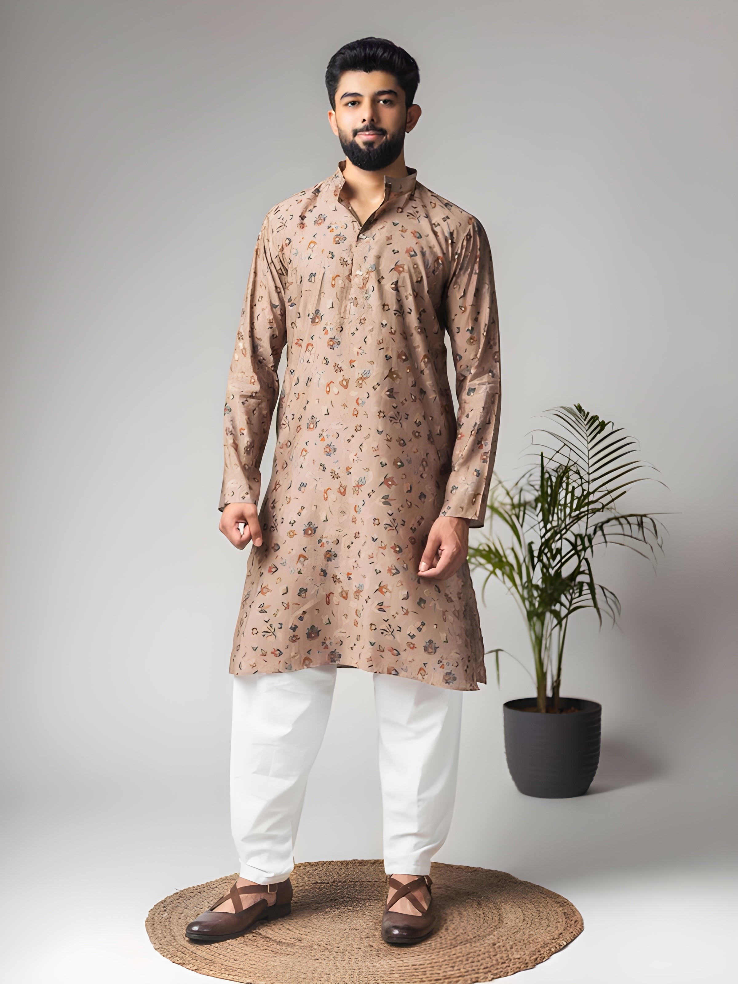 Men's Luxurious Modal Silk Kurta Set – Premium Festive & Wedding Wear