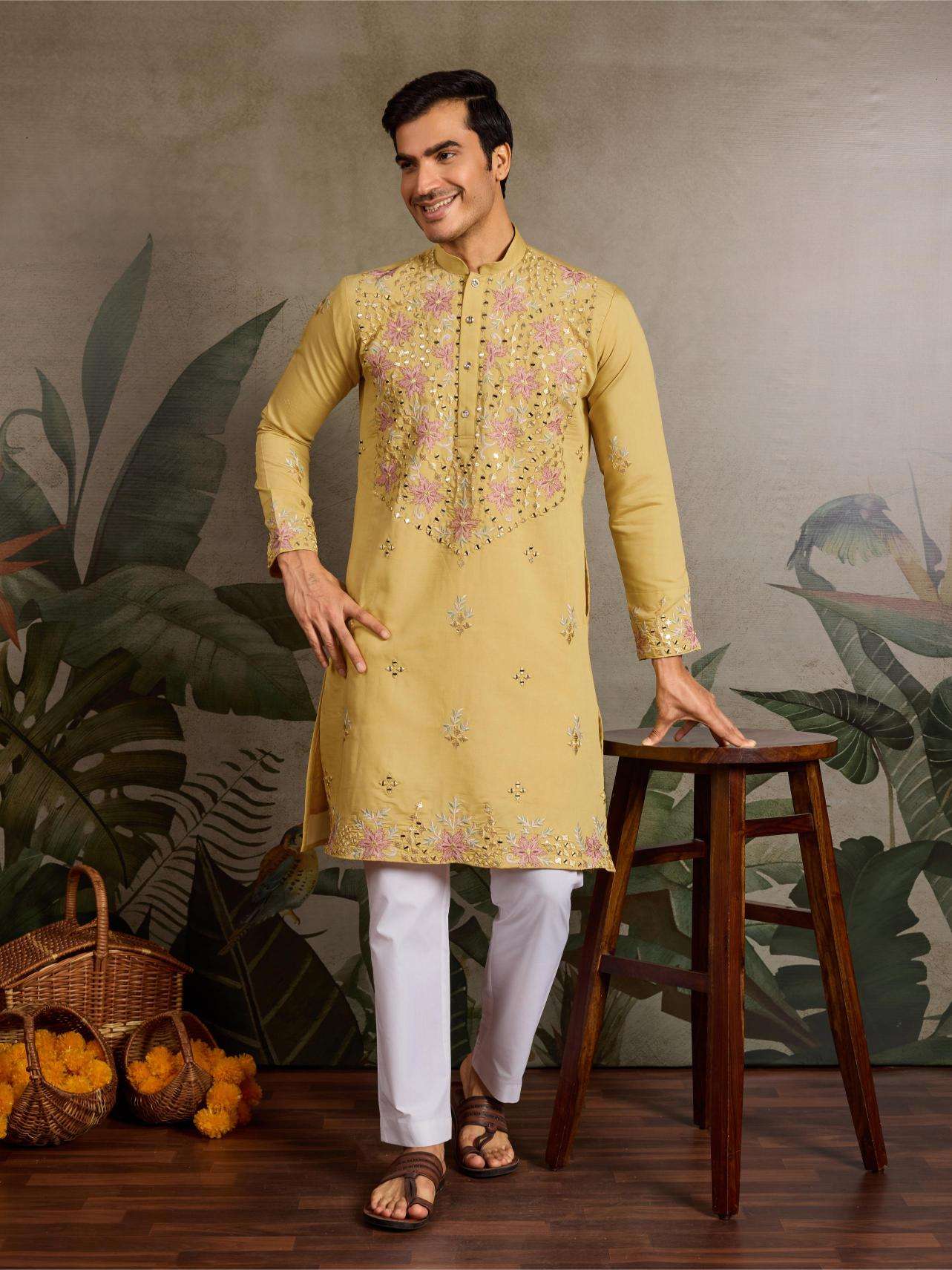 Men's Premium Fancy Embroidered Kurta Set