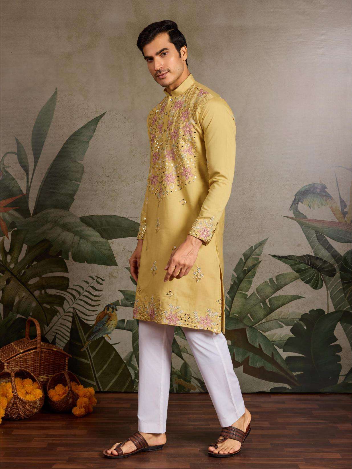 Men's Premium Fancy Embroidered Kurta Set